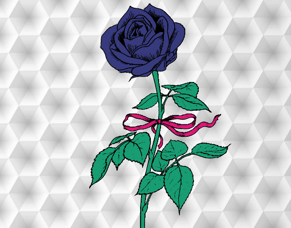 Dibujo Una rosa pintado por Pillina