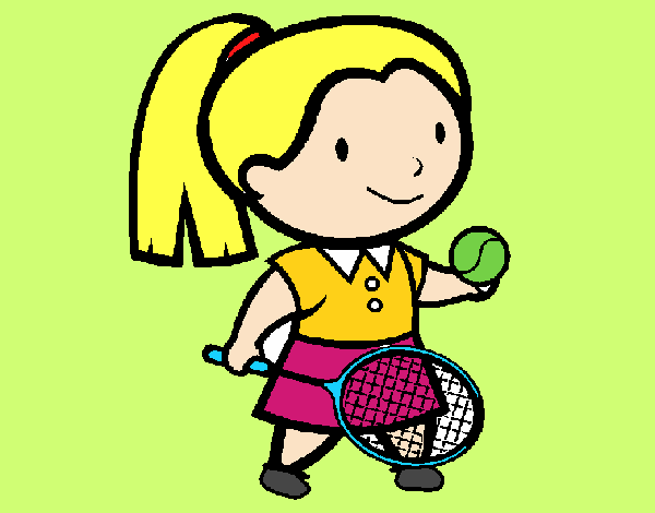 Dibujo Chica tenista pintado por starlimon