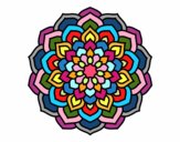 Dibujo Mandala pétalos de flor pintado por martinaska