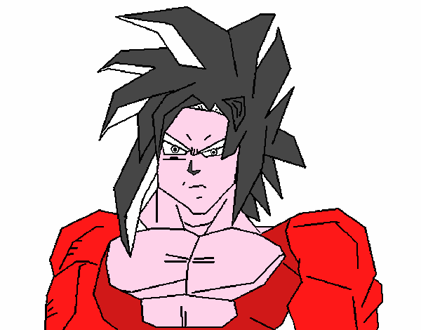 Dibujo Son Gokuh pintado por gokuygohan