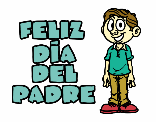 Dibujo Feliz día del padre pintado por lilu123