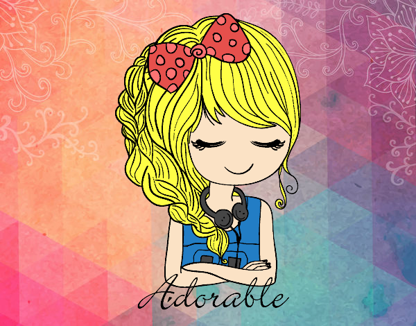 Dibujo Joven Adorable pintado por DiamondB