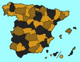 Dibujo Las provincias de España pintado por meagan