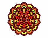 Dibujo Mandala pétalos de flor pintado por cpm2016