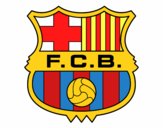 Dibujo Escudo del F.C. Barcelona pintado por Emanuel16