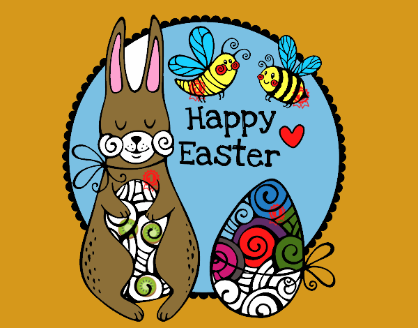Dibujo Happy Easter pintado por rociiii
