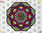 Dibujo Mandala flor conceptual pintado por 2530