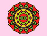 Dibujo Mandala meditación pintado por silviaceci