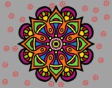 Dibujo Mandala mundo árabe pintado por silviaceci