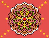 Dibujo Mandala pétalos de flor pintado por alis59