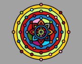 Dibujo Mandala sistema solar pintado por stocn
