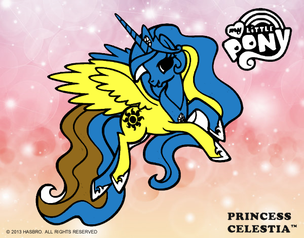 Dibujo Princess Celestia pintado por mnelamb