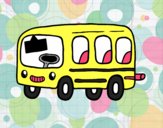 Dibujo Un autobús escolar pintado por MONSLAROLA