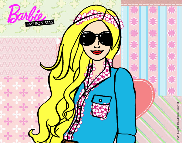 barbie con sus gafas de sol