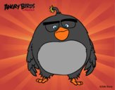 Dibujo Bomb de Angry Birds pintado por mabs