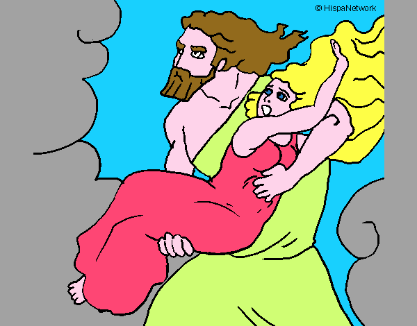 Dibujo El rapto de Perséfone pintado por vicky09