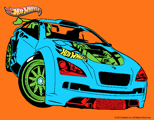 Dibujo Hot Wheels Megane Trophy pintado por williambol