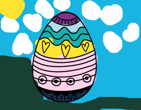 Huevo de Pascua para decorar