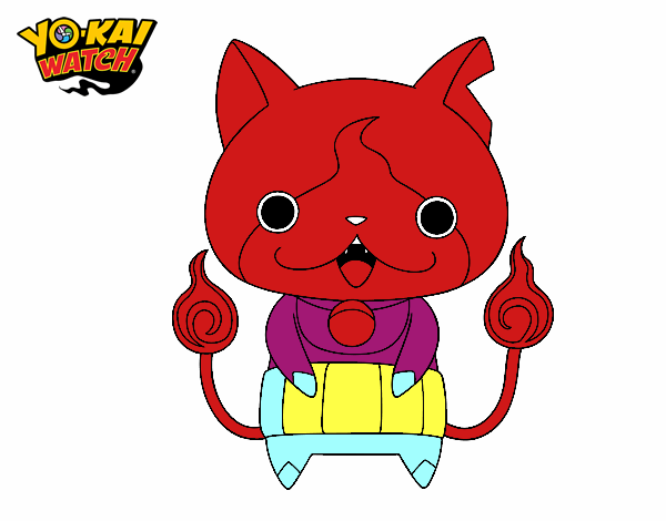 Dibujo De Jibanyan Pintado Por En Dibujos Net El D A A Las