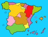 Dibujo Las Comunidades Autónomas de España pintado por delicblanc
