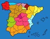 Dibujo Las provincias de España pintado por JOSETENZA