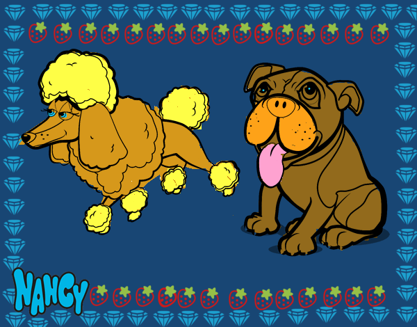 Dibujo Los perritos de Nancy pintado por BellaDulce
