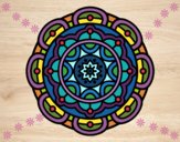 Dibujo Mandala para la relajación mental pintado por juanaespin
