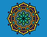 Dibujo Mandala para meditar pintado por masafico4