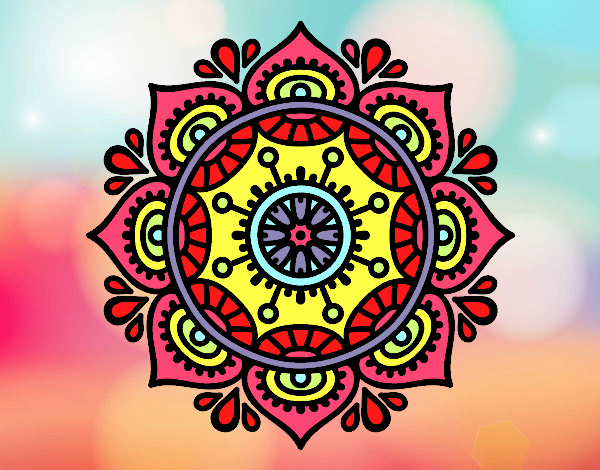 Dibujo Mandala para relajarse pintado por sara_132