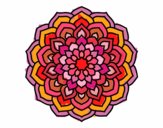 Dibujo Mandala pétalos de flor pintado por marga2016