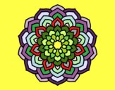 Dibujo Mandala pétalos de flor pintado por masafico4