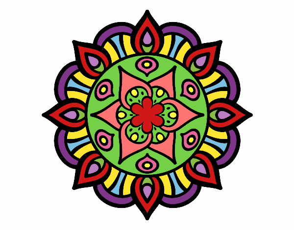 Dibujo Mandala vida vegetal pintado por nancy1468