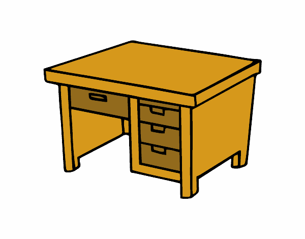 Dibujo Mesa de escritorio pintado por bianqui521