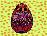 Dibujo Un huevo de Pascua floral pintado por BellaDulce