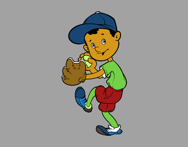 Un lanzador de béisbol
