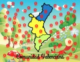 Dibujo Comunidad Valenciana pintado por noramision