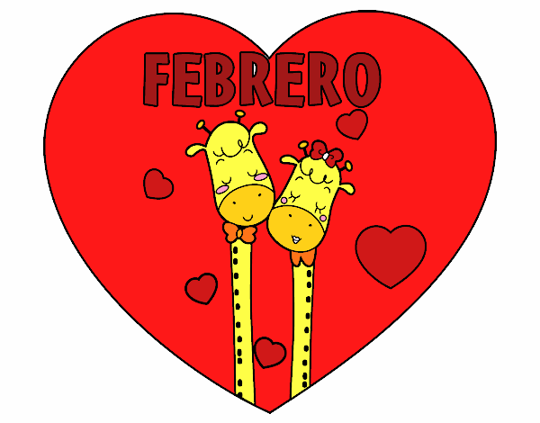 Dibujo Febrero pintado por fachion