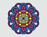 Dibujo Mandala flor creativa pintado por Evelyn16