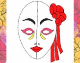 Dibujo Máscara italiana pintado por catwoman
