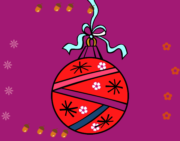 Una bola de Navidad