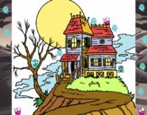 Dibujo Casa encantada pintado por martanoemi