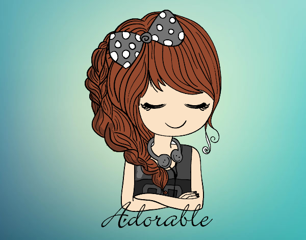 Dibujo Joven Adorable pintado por annie9000