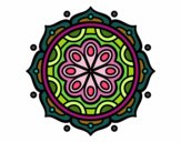 Dibujo Mandala para meditar pintado por CristinaV