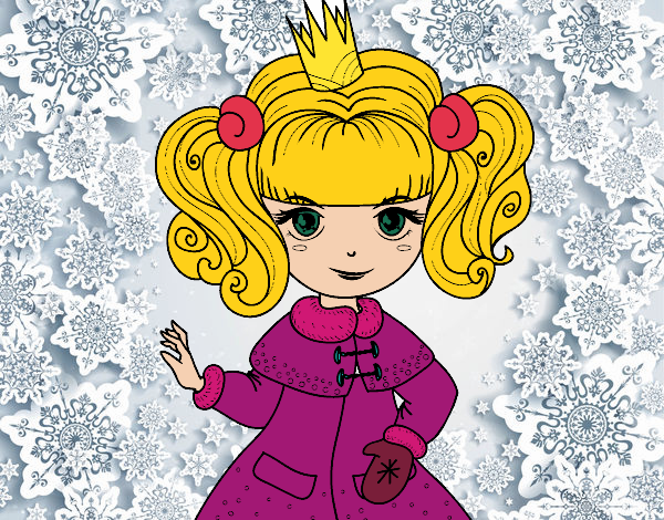 Dibujo Princesa del invierno pintado por lolyyfeli