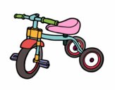 Dibujo Triciclo para niños pintado por michu2016