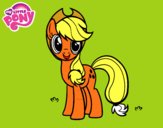 Dibujo Applejack de My Little Pony pintado por MiaChingol