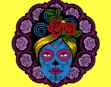 Dibujo Calavera mejicana femenina pintado por danielalo