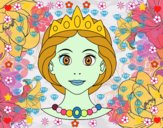 Dibujo Cara de princesa pintado por bbcamila