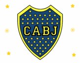 Dibujo Escudo del Boca Juniors pintado por brendibu