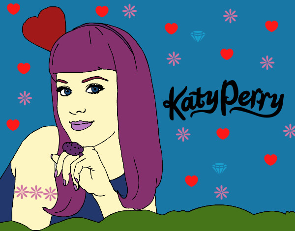 Dibujo Katy Perry pintado por linda423